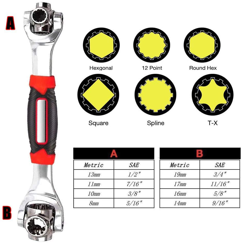 LLAVE UNIVERSAL 48 EN 1 🔧🔧
